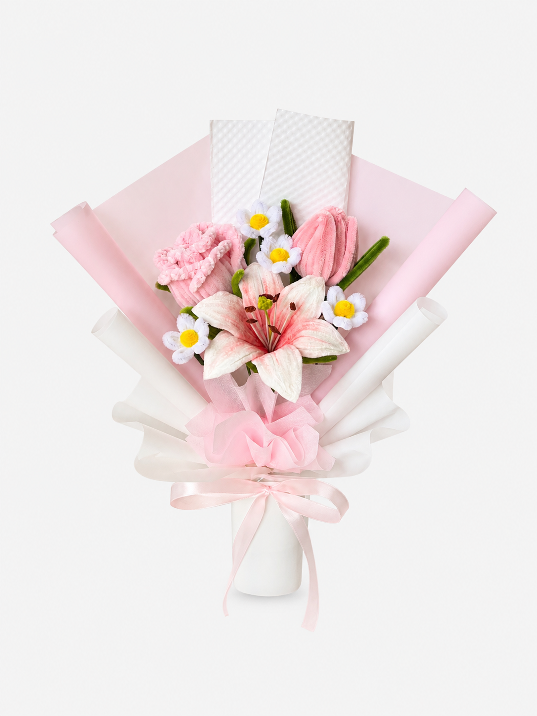 Pretty Lilly — handmade pipe cleaner flower (ดอกไม้ถักมือ) by Flowerest.bkk